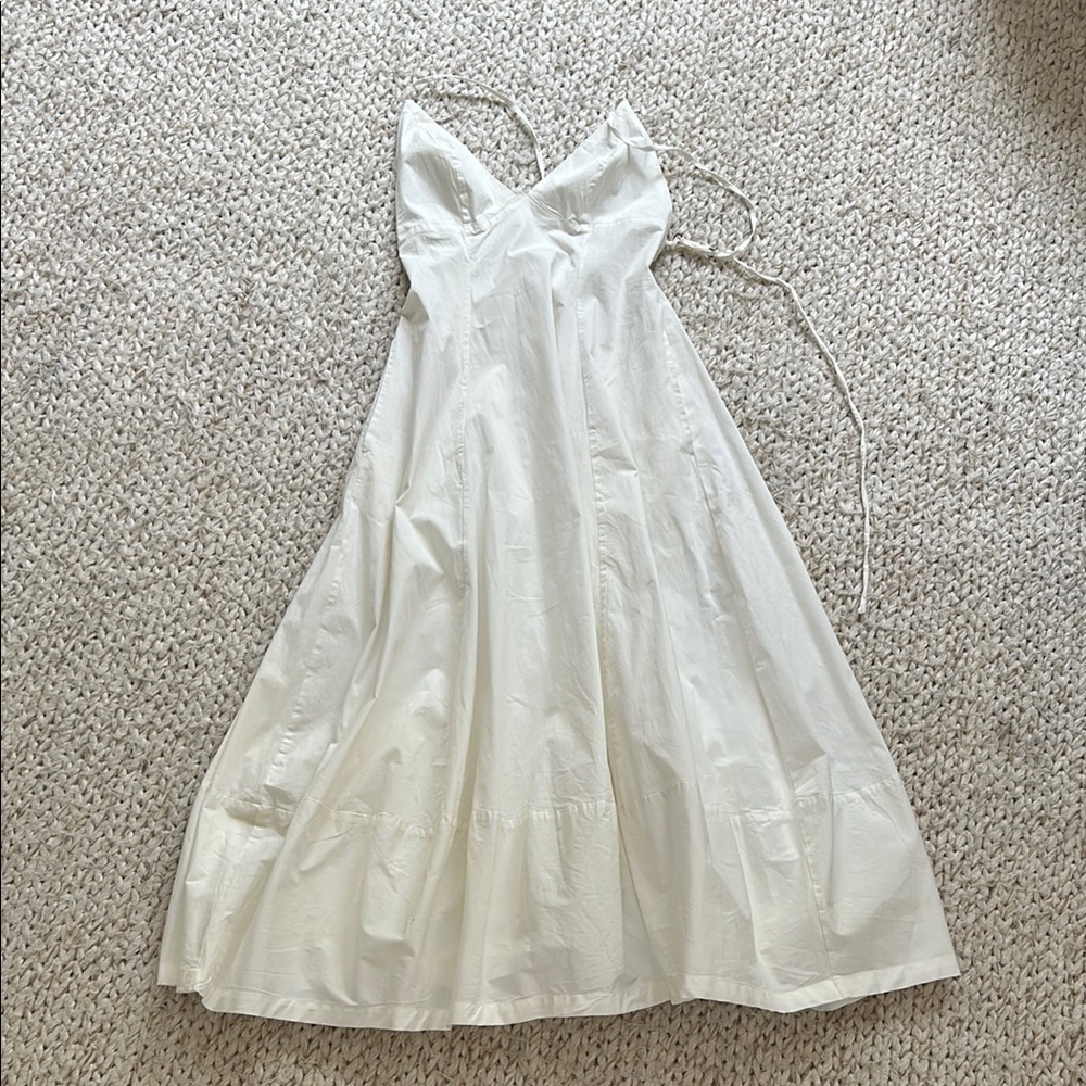 Free People Cream Midi Dress